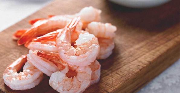 عمده فروشی میگو فریز شده نیم کیلویی