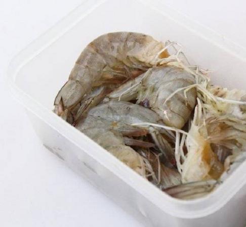 فروشگاه عمده میگو منجمد سر کنده بسته بندی